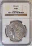 1884-S MORGAN DOLLAR   NGC XF-40