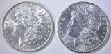 1888-O & 1896 MORGAN DOLLARS CH BU