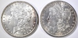 1883 & 81-S MORGAN DOLLARS BU