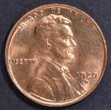 1929-D LINCOLN CENT GEM BU RD