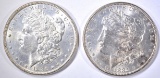 1885 & 1886 CH BU MORGAN DOLLARS