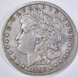 1893-CC MORGAN DOLLAR  XF