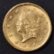 1853 $1 GOLD LIBERTY  CH BU