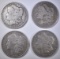 4-CIRC MORGAN DOLLARS: