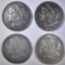 4-CIRC MORGAN DOLLARS: