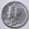 1916-S MERCURY DIME AU/BU