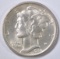 1935-D MERCURY DIME CH BU FULL BANDS