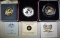 3 FOREIGN COIN LOT IN ORIGINAL BOXES WITH CERTS.