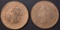 LOT OF 2 CANADIAN CENTS: