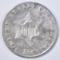 1853 3 CENT SILVER  AU