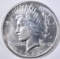 1921 PEACE DOLLAR  CH BU