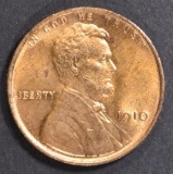 1910 LINCOLN CENT  CH BU RD