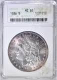 1886 MORGAN DOLLAR   ANACS  MS-65