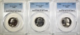 SMS QUARTER SET, ALL PCGS SP-67