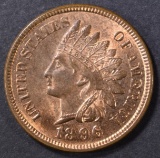 1896 INDIAN CENT GEM BU RB