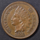 1876 INDIAN CENT  CH UNC