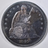 1849 SEATED LIBERTY DOLLAR  CH UNC