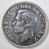 1948 CANADIAN DOLLAR, GEM BU