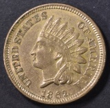 1862 INDIAN CENT AU/BU
