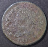 1811 LARGE CENT, GOOD damaged