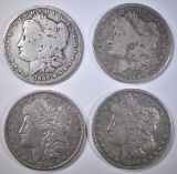 4-CIRC MORGAN DOLLARS: