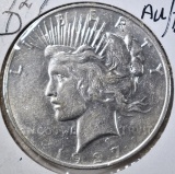 1927-D PEACE DOLLAR AU/BU