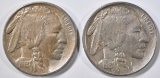 2-1913 T-2 BUFFALO NICKELS, AU