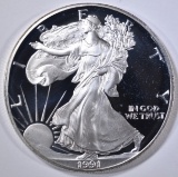 1991-S PROOF AMERICAN SILVER EAGLE