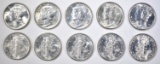 10-BU 1942 MERCURY DIMES