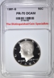 1981-S KENNEDY HALF, TDCS PERFECT GEM PR DCAM