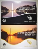 2013 CLAD & SILVER PROOF SETS ORIG PACKAGING