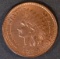 1883 INDIAN CENT  GEM BU RED