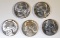 5-BU 1942-S SILVER JEFFERSON  WAR NICKELS