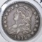 1812 BUST HALF DOLLAR, XF/AU