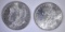 2  1885 MORGAN DOLLARS CH BU