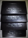 1995, 96, 97, & 98 SILVER PROOF SETS
