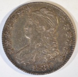 1830 BUST HALF DOLLAR   CH AU