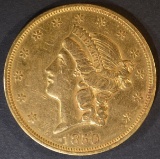 1850 $20 GOLD LIBERTY  AU