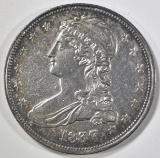 1837 REEDED EDGE BUST HALF DOLLAR BU CLEANED