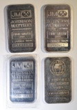 4- 1oz .999 SILVER BARS