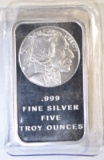 5oz .999 SILVER BAR 