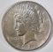 1921 PEACE DOLLAR AU