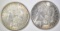 1888 & 1889 MORGAN DOLLARS   BU