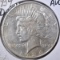 1934-D PEACE DOLLAR, AU