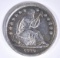 1840 SEATED LIBERTY DIME AU