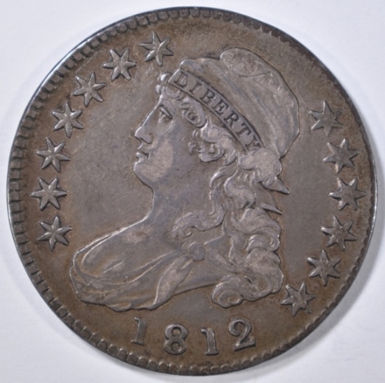 1812 BUST HALF DOLLAR XF