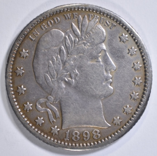 1898-O BARBER QUARTER XF