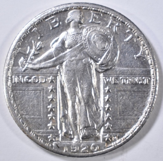 1920-D STANDING LIBERTY QUARTER AU/BU