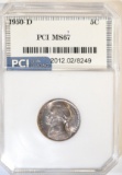 1950-D JEFFERSON NICKEL, PCI SUPERB GEM BU