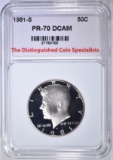 1981-S KENNEDY HALF TDCS PERFECT GEM PR DCAM